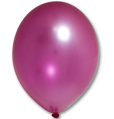 Латексна кулька Belbal малинова (064) металік B105 12" (30см) 50шт