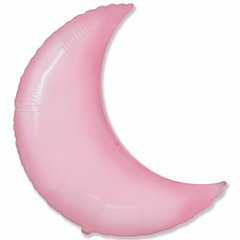 Фольгированный шар 36’ Flexmetal Месяц розовый, 89 см