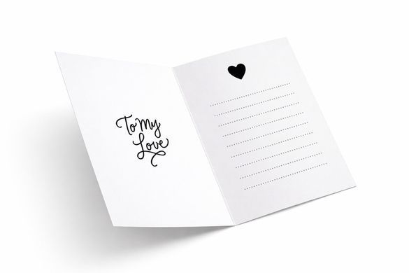 Відкритка funmi "Happy Valentine`s Day" рожева S (115х80мм) 1 шт.