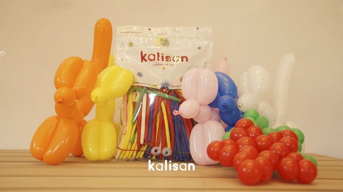 Кулька латекс КЛ Kalisan ШДМ D4 (260) пастель асорті (100 шт)