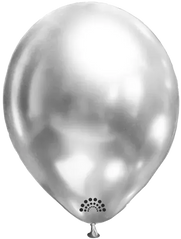 Латексна кулька Show (Silver Brilliance 200) срібло хром 5"(12,5см) 1шт