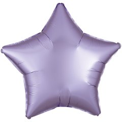 Фольгированный шар 18’ Flexmetal Звезда лиловая сатин, 45 см