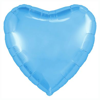 Фольгированный шар 19’ Agura (Агура) Сердце холодный голубой, 49 см