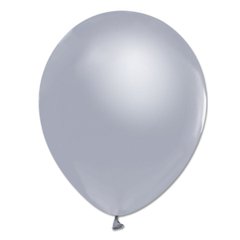12" Повітряна кулька Balonevi кольору срібний металік 100шт
