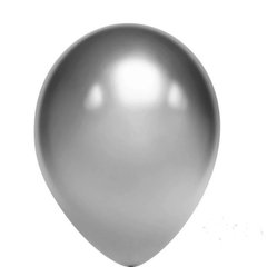 Латексные шары 12’ хром Tofo Китай серебро, (30 см) 50 шт