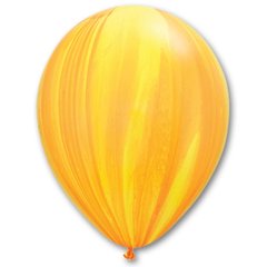 Латексна кулька Qualatex жовто-оранжева агат 11" (27,5 см) 1 шт
