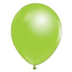 Латексна кулька Balonevi світло-зелена (M13) металік 12" (30см) 100шт.