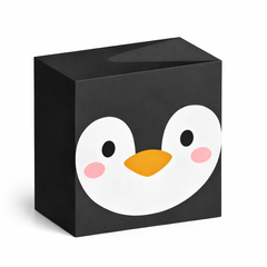 Самозбірна коробка funmi "Пінгвін" кольорова 130х130х65мм (1 шт.)