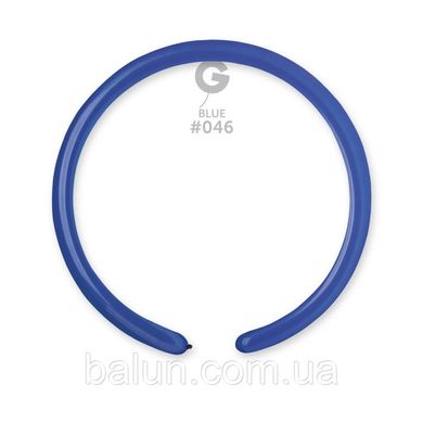 Латексна кулька Gemar КДМ-260 темно-синя (046) пастель 100 шт