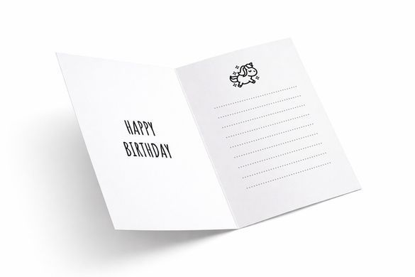 Відкритка funmi "Magical Birthday" рожева S (115х80мм) 1 шт.