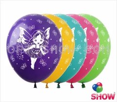 Латексні повітряні кульки 12" (30 см.) "Фея" асорті Show 100 шт.