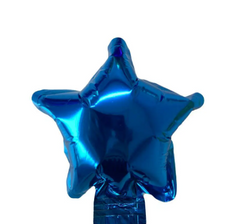 Фольгована кулька Pinan "Зірка" синя металік 5"(12см) 1шт.
