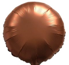 Фольгована кулька Pinan "Круг" червона золото сатин 18"(45см) 1шт.