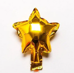 Фольгована кулька Pinan "Зірка" золота металік 5"(12см) 1шт.