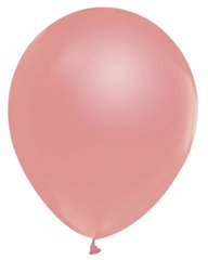 12" Повітряна кулька Balonevi кольору рожеве золото металік 100шт