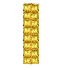 Фольгована стіна для фотозон "Куби" золота 100х28 см 1шт.