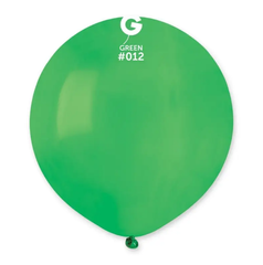 Латексна кулька Gemar зелена (012) пастель 19" (48 см) 1 шт