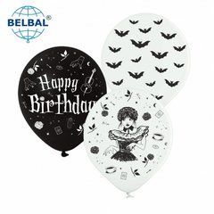 Кулька латекс 12'' (25 шт) Belbal Wednesday, Венсдей (30 см)