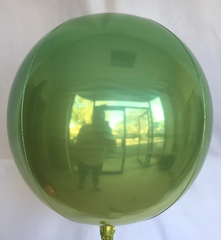 Фольгована кулька 4D сфера "Градієнт6" зелено-салатова 22"(55см) 1шт.