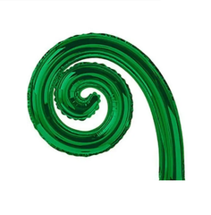 Фольгована кулька Pinan "Спіраль" зелена 43х30см. 1шт.