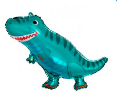Фольгована кулька фігура Pinan "Динозавр" зелена 96x79 см. в уп. (1шт.)