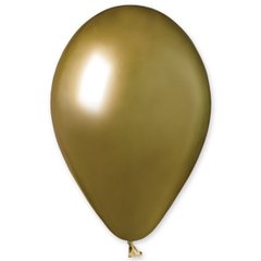 Латексна кулька Gemar хром золота (088) 13" (32,5 см) 50 шт