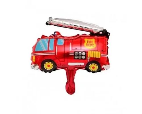Кулька фольга Pinan міні-фігура "Пожежна машина " (під повітря)