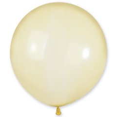 Латексна кулька Gemar жовта кристал 19" (48см) 1шт