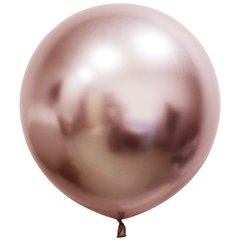 Латексна кулька-гігант Balonevi рожеве золото (H26) хром 24" (60 см.) 1шт.