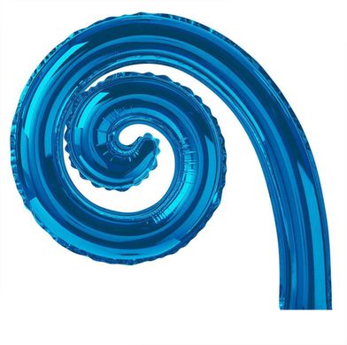 Фольгована кулька Pinan "Спіраль" синя 43х30см. 1 шт.