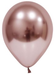 Латексна кулька Balonevi рожеве золото (H26) хром 12" (30 см.) 50шт.