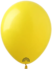 Латексна кулька Show (Yellow 022) жовтий пастель 5"(12,5см) 1шт
