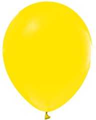 12" Повітряна кулька Balonevi жовтого кольору 100шт
