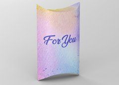 Самозбірна коробка-пиріжок funmi "For you" кольорова 245х185х450мм (1 шт.)