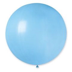 Латексна кулька Gemar блакитна (009) пастель 19" (48 см) 1 шт