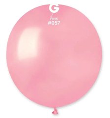 Латексна кулька Gemar рожева (057) пастель 19" (48 см) 1 шт