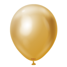 Латексна кулька Kalisan золота хром 5" (12,5 см.) 100 шт