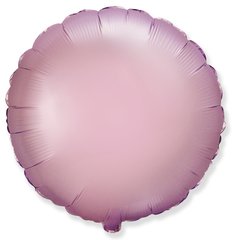 Фольгированный шар 18’ Flexmetal Круг лиловый сатин, 45 см