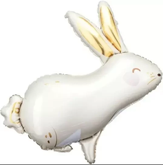 Фольгована кулька фігура Pinan "Кролик" кремова 79х55 см. в уп. (1шт.)