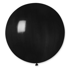 Латексна кулька Gemar чорна (014) 31" (80 см) 1 шт