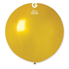 Латексна кулька Gemar золота (039) 31" (80см) 1 шт