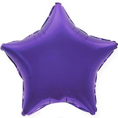 Фольгована кулька "Зірка" фіолетова Flexmetal 4" (10 см) 1 шт