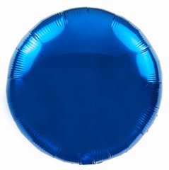 Фольгированный шар 18’ Китай Круг голубой, 45 см