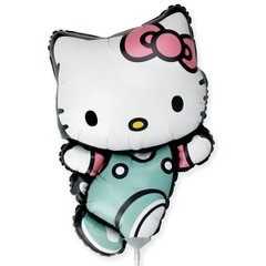 Фольгована кулька міні фігура "Hello Kitty обійми Кошеня Кітті" Flexmetal (1шт.)