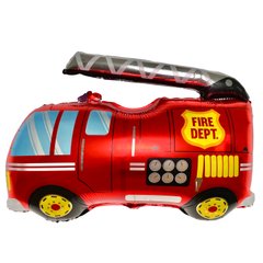 Фольгированный шар 35’ Китай Пожарная машина, 87 см