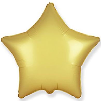 Фольгована кулька "Зірка" золота сатин Flexmetal 18"(45см) 1шт.