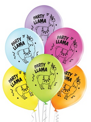 Латексні повітряні кульки В105 12" (30 см) "Party lama" Belbal 50 шт