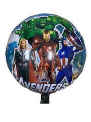Фольгована кулька Pinan круг "Супергерої Месники" 18"(45см) 1шт.