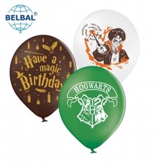 Латексні повітряні кульки 12" (30см). "Magic Birthday" асорті Belbal 25шт.