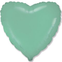 Кулька фольга ФМ Flexmetal серце 18' (45см) пастель м`ятний (1 шт)